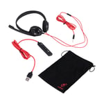 USB Headset with Noise Cancelling Microphone for  Laptop Computer,7746