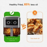 Uten 5.5L Air Fryer Frying Chips Oil Free Low Fat Healthy Cooker Family Size XL