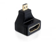 DELOCK – HDMI High Speed with Ethernet adapter, Micro HDMI ma - HDMI fe (65270)