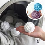 2-Pack Torkbollar Torktumlare Återanvändbar Tvättmaskinboll multifärg one size