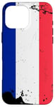 Coque pour iPhone 16 Pro Max France Vintage Drapeau Français