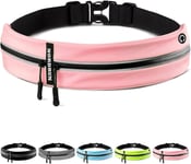 Ceinture Running Homme Et Femme | Sac Banane ¿Étanche De Course A Pied, Sport, Jogging, Footing, Courir | Ceinture Course A Pied | Sac Course A Pied Pour Tous Les Telephones (Rose)