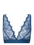 Understatement Underwear Stormy Sky Plunge Bralette Blå