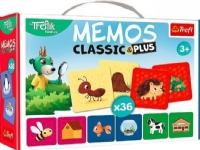 Memos Classic&amp plus Djur och deras hem. Familjen Trefliks spel 02333 Trefl