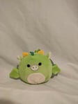 Squishmallows Dexter the dragon 3.5" Clip keyring squishmallow brand new