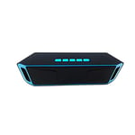 LAKD Wireless Bluetooth Speaker Computer Mini Dual Speaker Portable Small Stereo Car Subwoofer Support Bluetooth Blue