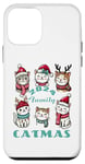 Coque pour iPhone 12 mini Catmas Famille Chat Kitty Funny Christmas Holiday 2024