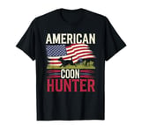 Coon Hunting Night – Patriotic Design for Coon Hunters T-Shirt