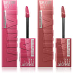 MAYBELLINE NEW YORK SuperStay Vinyl Ink liquid lipstick 2x4.2 ml