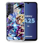 Cokitec Coque Renforcée pour Samsung Galaxy A25 5G Manga Dragon Ball Sangohan Duo