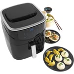 Digital Air Fryer Steamer Salter Black XL 6.5L Oil Free Healthy Meal Timer 1700W