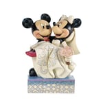 Enesco 4033282 Félicitations Mickey et Minnie Résine 17 cm