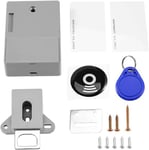 Kit de serrure électronique à ouverture libre RFID,serrures d'armoire de bricolage numériques à induction intelligente pour armoire à deux portes,casier,tiroir,armoire en bois(Q104)