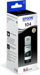 Genuine Epson 104 Black Epson EcoTank Printer Ink Bottle for ET-2720