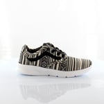 Vans Off The Wall Iso 2 Black White Textile Mens Trainers 184HYC - Size UK 3