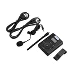 Fm Transmitter Mp3 Broadcast Radio 3.5mm Aux Tf Card Slot As The Picture