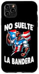 Coque pour iPhone 11 Pro Max No Suelte La Bandera Drapeau de Porto Rico Afro Boricua Solide