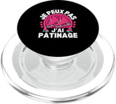 Je Peux Pas J'ai Patinage Patin A Glace Patinage Artistique PopSockets PopGrip pour MagSafe