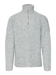 Vero Moda Girl Pernilla Highneck ZipperLight Grey Melange