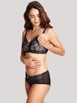 Panache Sophie Maternity Bra - Black/Nude, Black/Nude, Size 32J, Women