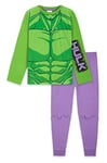 Marvel Pyjama Enfant Garçon Incroyable Hulk - Ensemble De Pyjamas Super Hero Avengers Costume Taille Enfants et Ado 18 Mois - 14 Ans (Multi, 11-12 Ans)