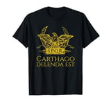 Ancient Roman Quote SPQR Eagle - Carthage Must Be Destroyed T-Shirt