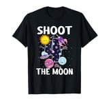 Shoot 4 The Moon Birthday Decorations 4th Birthday Girl T-Shirt