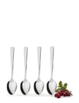 Sagaform Spoon 4-Pack Silver