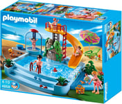 Original PLAYMOBIL Famille Fun 4858 - Piscine Avec Toboggan