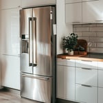 Freestanding fridge freezer installation