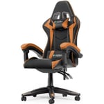 Fauteuil Gamer - Rattantree Chaise Gaming Ergonomique - Siège Gamer avec appui-tête et oreiller lombaires - Inclinable 90 °-155 °