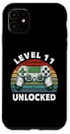 iPhone 11 Level 11 Unlocked Video Gamer 11 Birthday 11 Year Old Funny Case