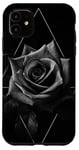 Coque pour iPhone 11 Rose Minimalisme Géométrique Art Floral Thèmes Goth