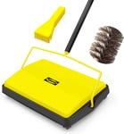 Carpet  Sweeper  Manual  with  Horsehair ,  Non  Electric  Quite  Floor  Rug  Ro