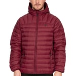 Trespass Mens Romano Lightweight Down Packaway Jacket - Merlot - S