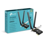 TP-Link AX3000 Dual-Band Wi-Fi 6 Bluetooth 5.2 PCIe Adapter with Two Antennas, s