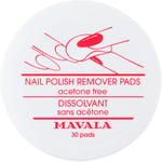 Mavala Nagellacksremover pads 30 st