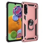 Samsung Galaxy A90 5G      Military Armour Case    RoseGold