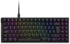 Function Mini Tkl Clavier Mécanique Gamer Pour Pc - Éclairant - Switches Rgb Linéaires - Switches Compatibles Mx - Switches Remplaçables À Chaud - Clavier Gamer Mecanique | En (Qwerty) Noir