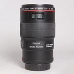 Canon Used EF 100mm f/2.8L IS USM Autofocus Macro Lens