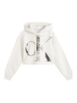 Calvin Klein Blown Up CK Cotton Hoodie, Ivory