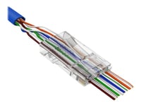 Lanberg - Nätverkskontakt - Rj-45 (Hane) - Ftp - Cat 5E (Paket Om 100)