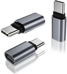 Adaptateur Extension USB C vers Type C 3Pack,Convertisseur Rallonge PD 100W Gen2 3.1 Femelle vers mâle,Connecteur Thunderbolt 3 pour Otterbox,iPhone 15 16,MacBook Pro,Air 6,Samsung S24 A54