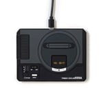 Numskull - NS2800 - Sega Mega Drive Console trådlös laddare kompatibel med Apple iPhone 11/11 Pro, Samsung S21