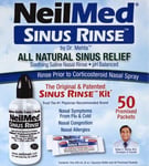 NEW Original Sinus Rinse Kit With 60 Premixed Sachets NeilMed Sinu Free Shippin