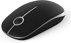 Souris sans fil, souris silencieuse 2,4 GHz avec récepteur USB, autonomie de la batterie de 18 mois, suivi optique 1600 DPI, souris d'ordinateur portable pour ordinateur portable, PC, Notebook,