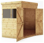 Mercia Garden Products Shiplap Pent Shed - 7 x 7ft