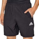 adidas Mens AeroReady Designed To Move Woven Training Shorts Gym Mid Rise Black