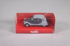 LE1253 HERPA Voiture Ho 1:87 Citroen 2CV Charleston grise