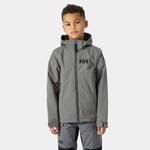 Helly Hansen Junior Rigging Regnjakke Grå 164/14